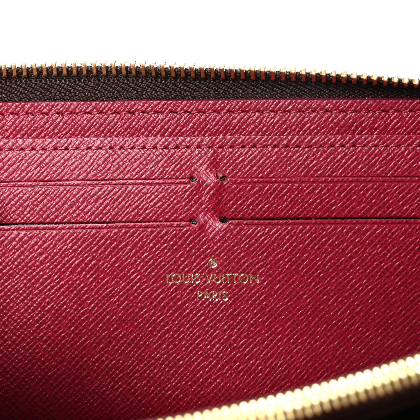 Monogram Clemence Wallet Fuchsia