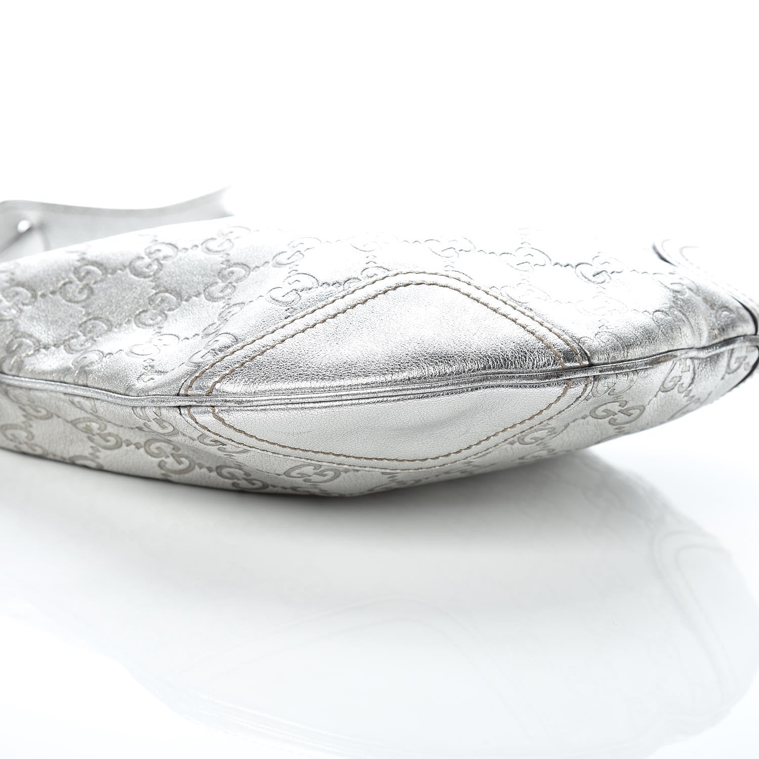 Gucci Guccissima Small Princy Hobo Silver 8 of 10