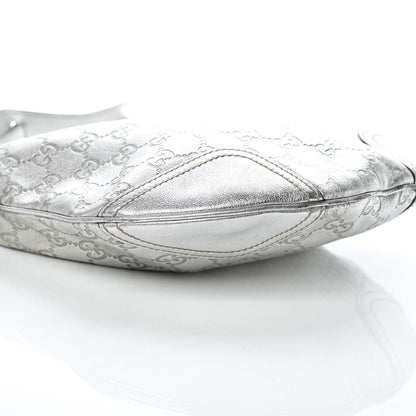 Gucci Guccissima Small Princy Hobo Silver 8 of 10