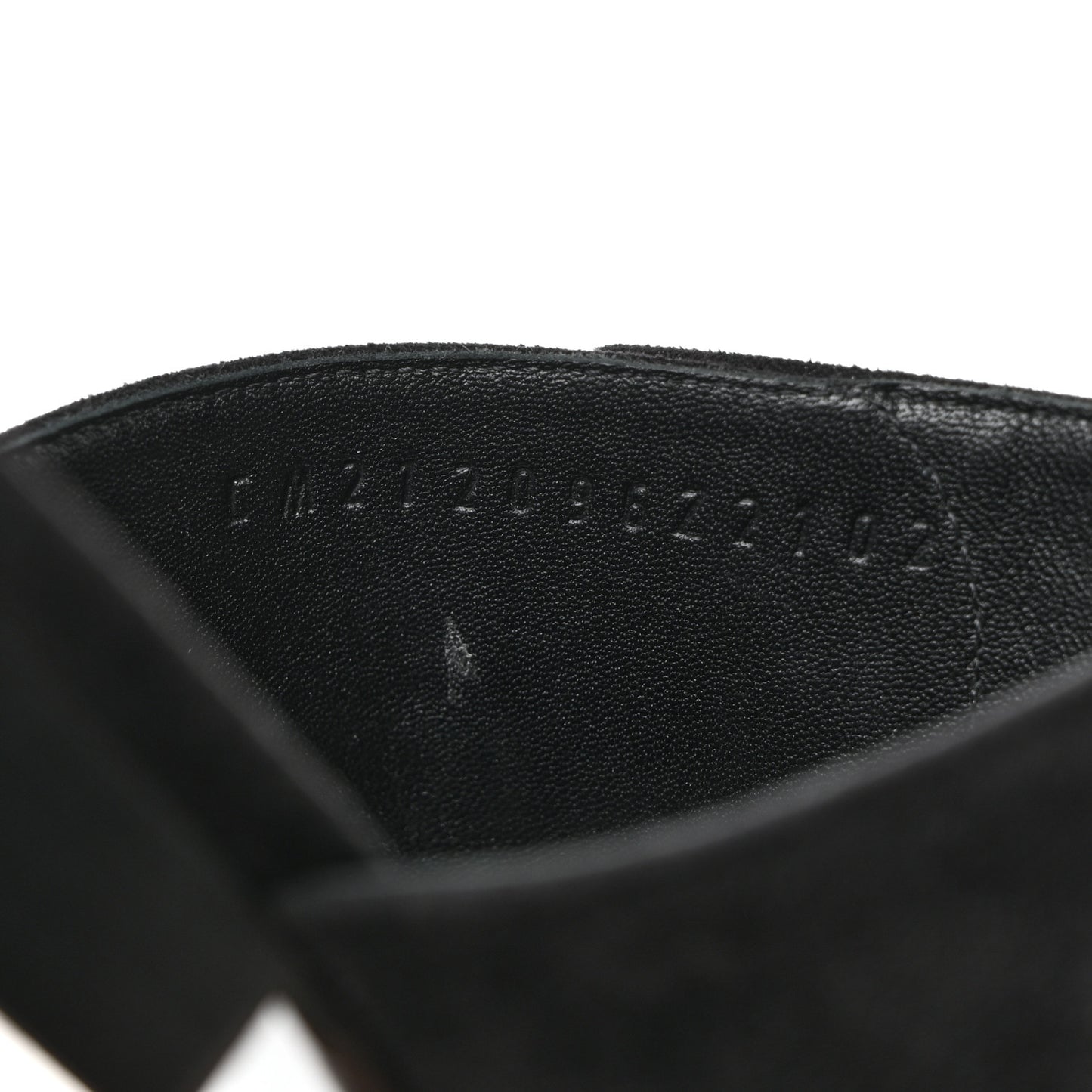 Suede Goatskin Avenue Sandals 39 Black