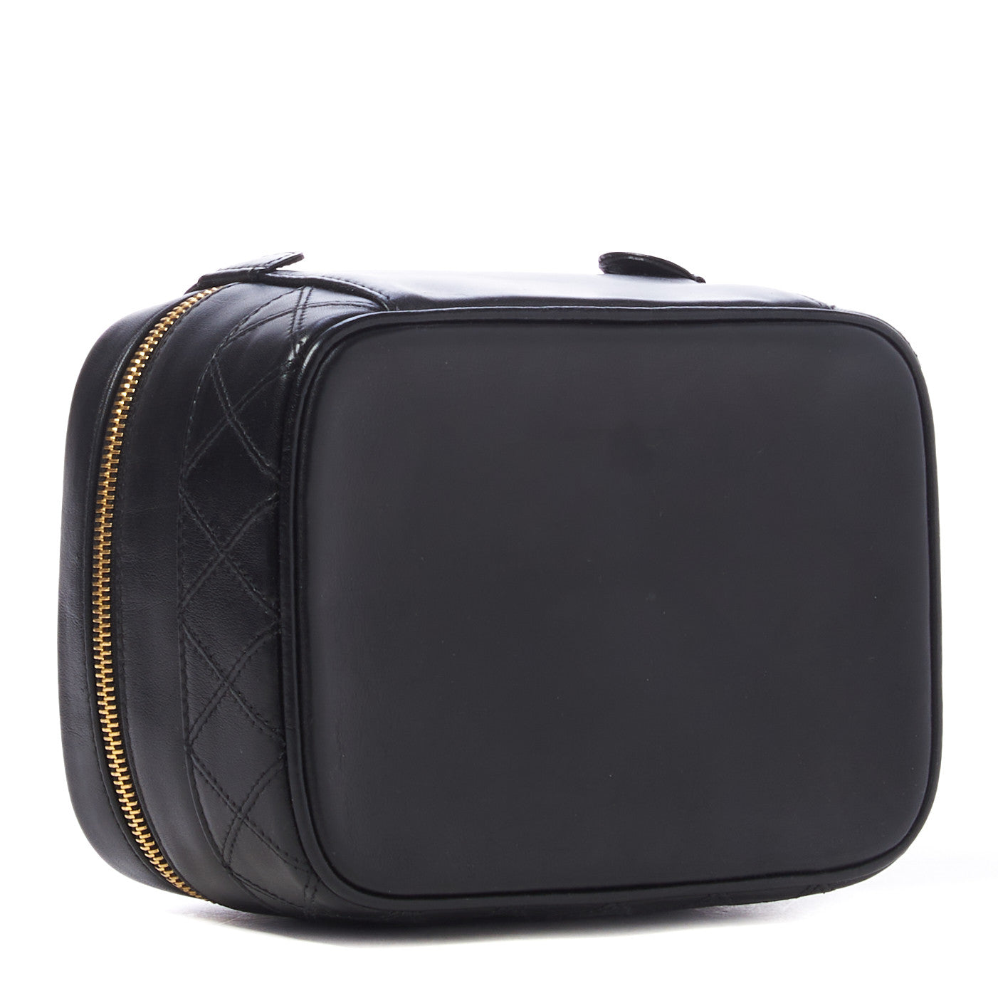 Chanel Lambskin Vanity Cosmetic Case Black 3 of 8