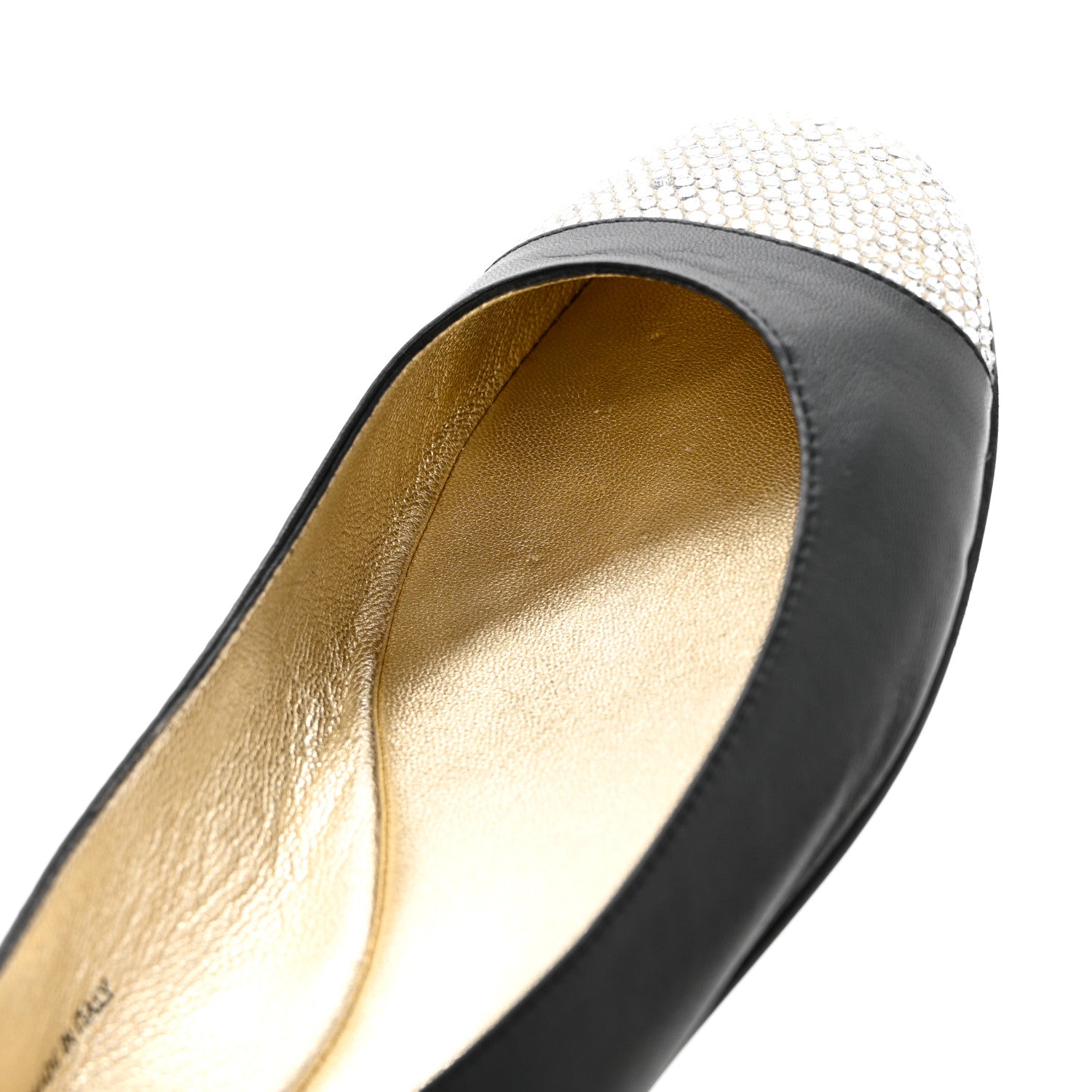 Jimmy Choo Suede Crystal Weber Flats 39 Black 15 of 16