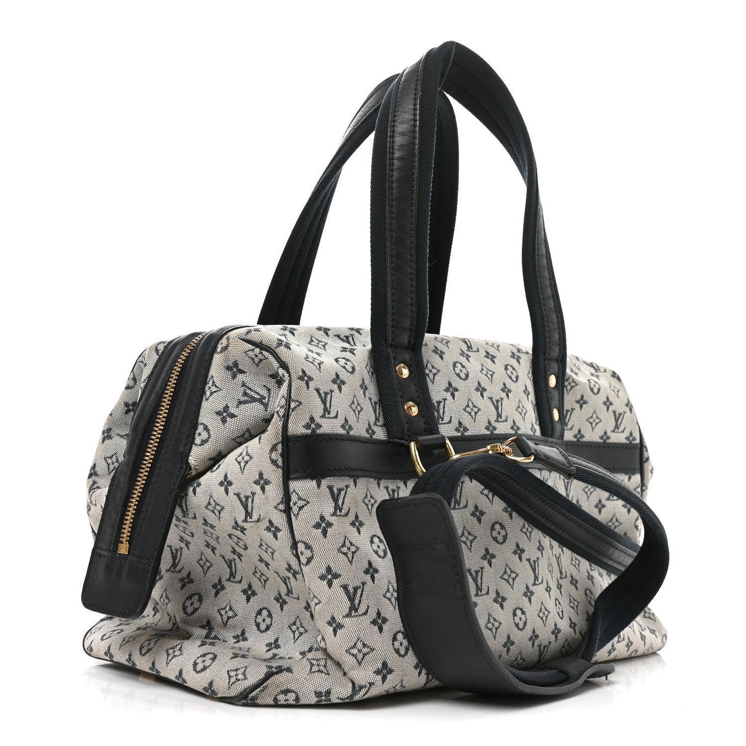 Louis Vuitton Mini Monogram Josephine GM Blue 3 of 9