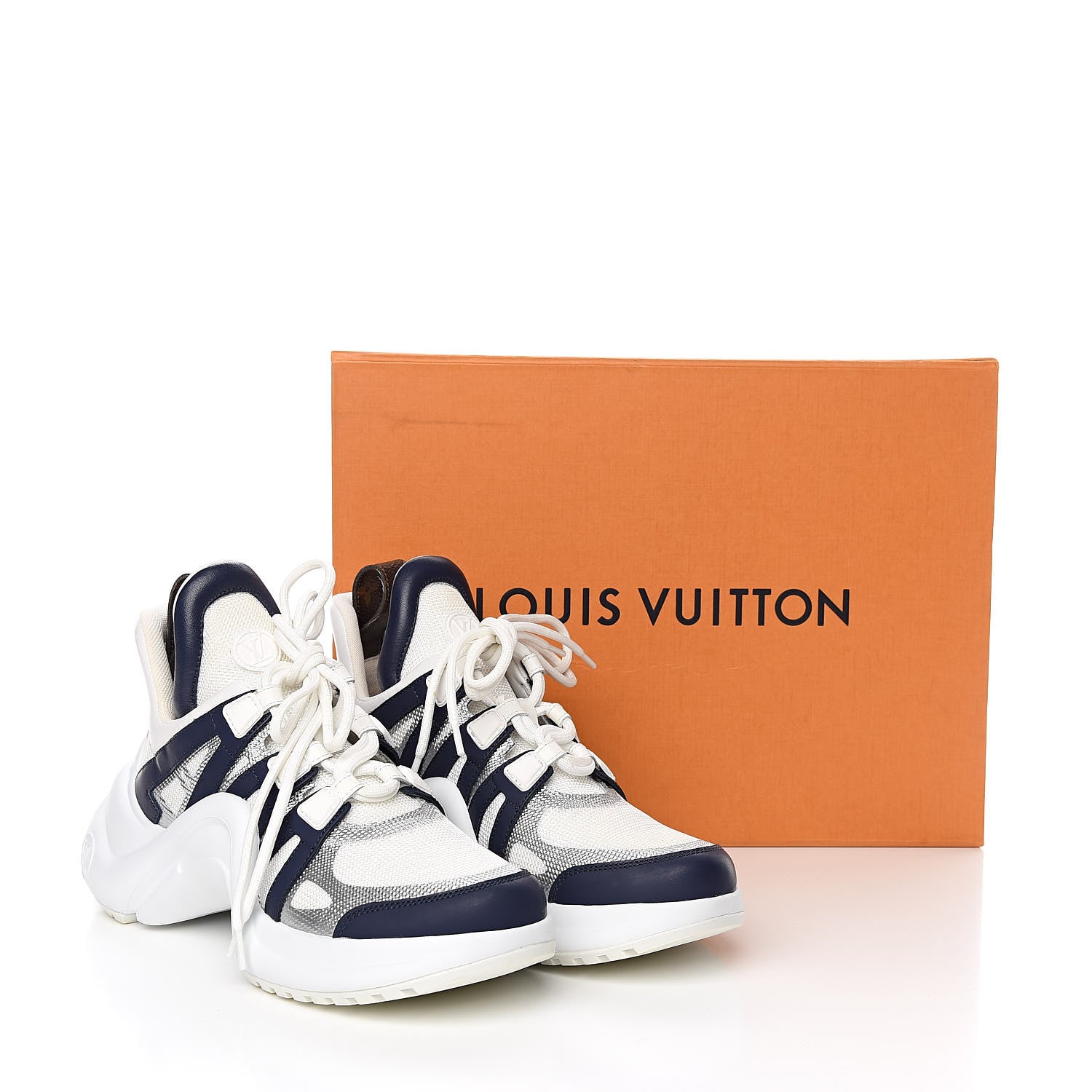 Louis Vuitton Calfskin Technical Nylon LV Archlight Sneaker 38 White 11 of 11