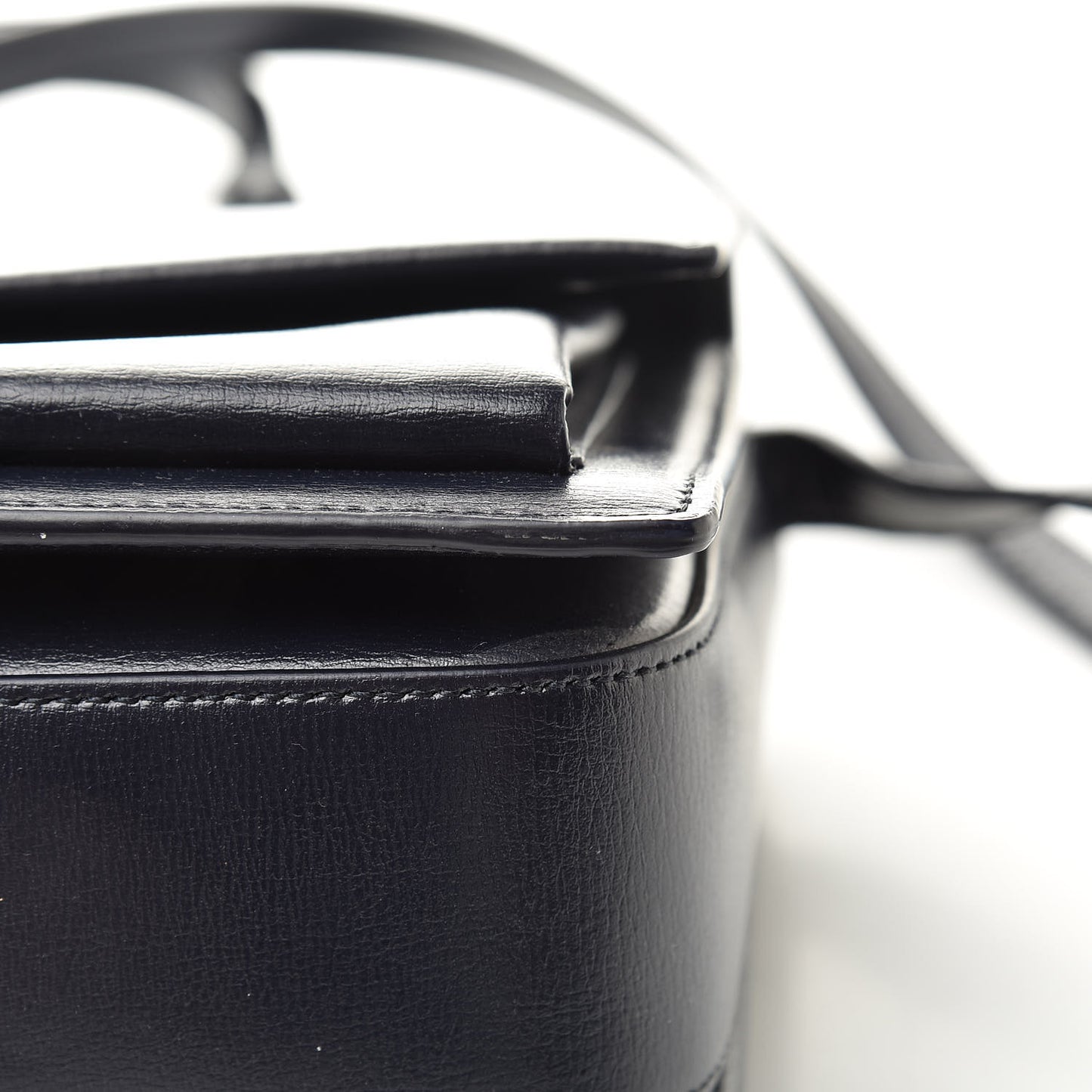 Calfskin Medium Bellechasse Satchel Navy