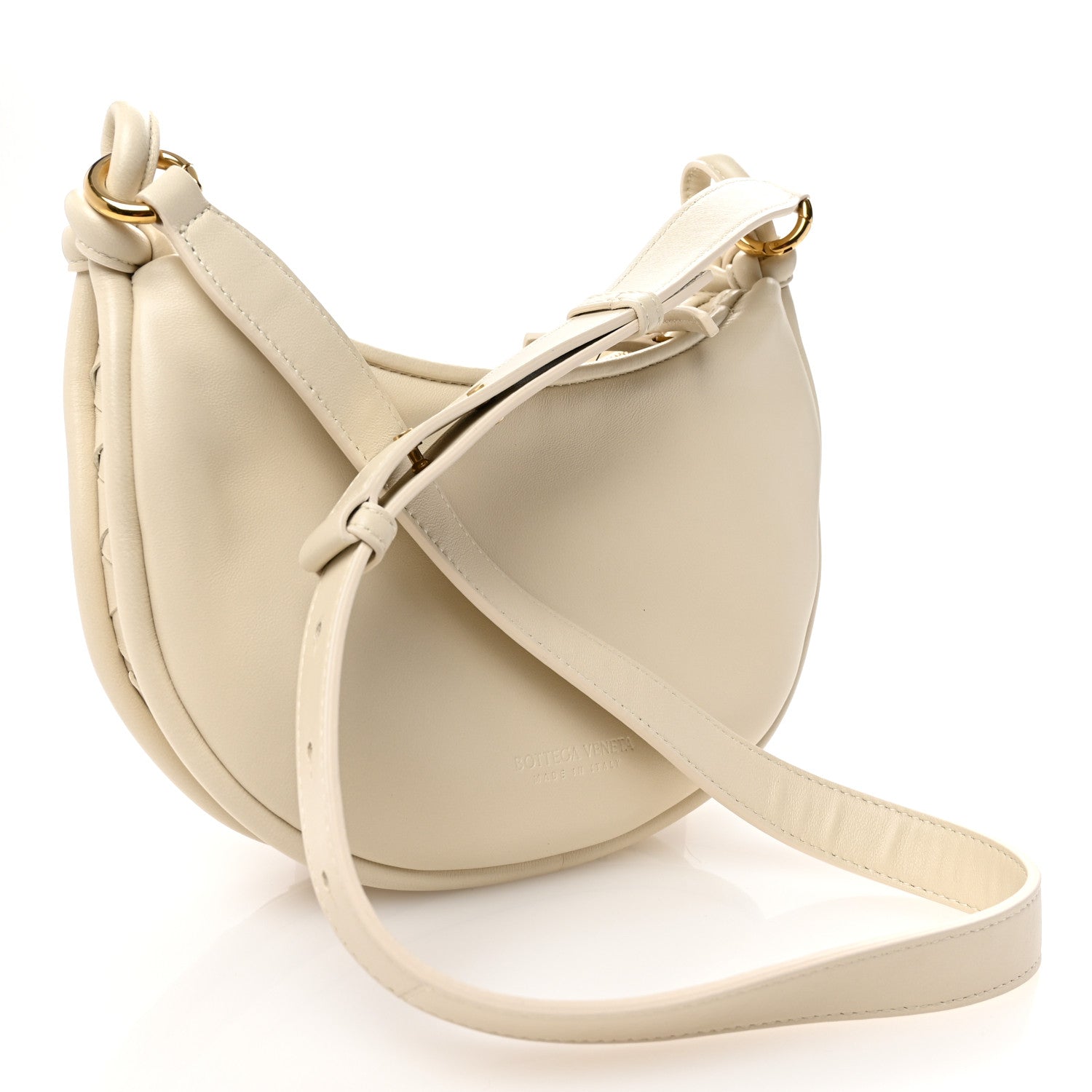Bottega Veneta Nappa Intrecciato Small Gemelli Multipocket Bag Sea Salt 3 of 11