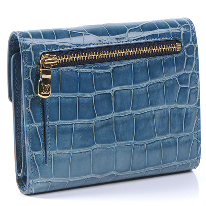 Louis Vuitton Alligator Koala Wallet Blue SPECIAL ORDER 3 of 9