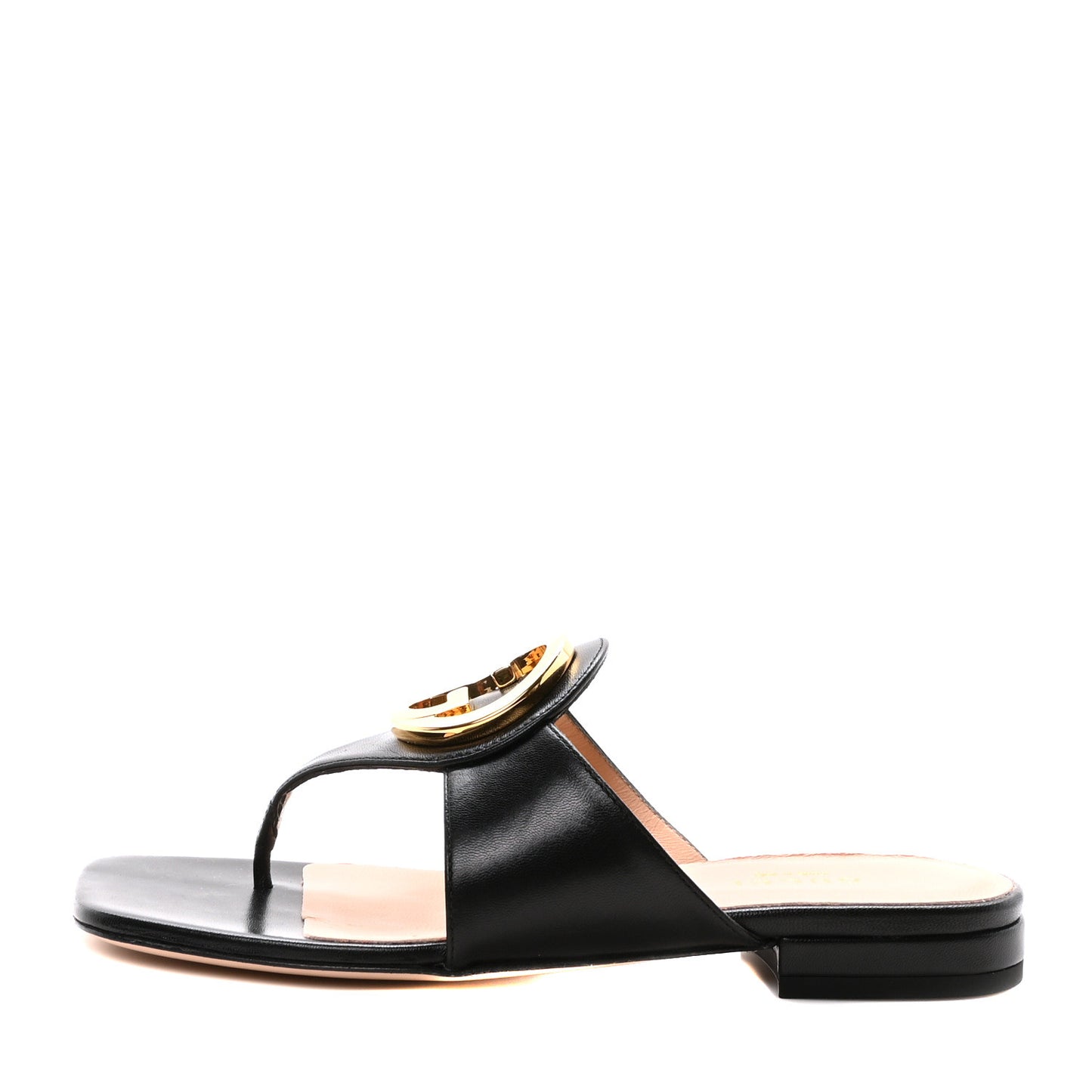 Malaga Kid Blondie Thong Sandals 35.5 Black