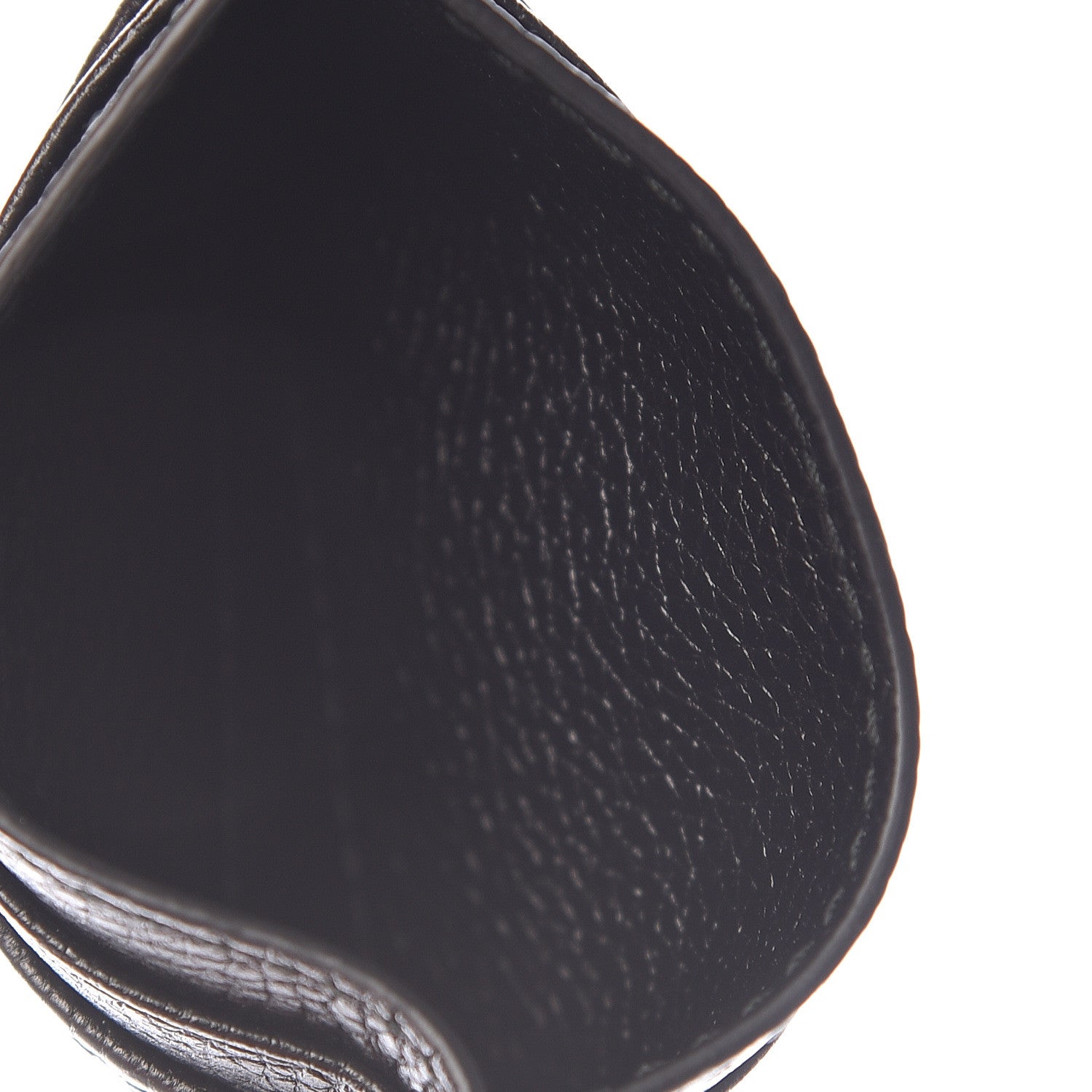 Gucci Grainy Calfskin Zumi Card Holder Black 5 of 6