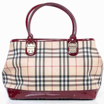 Burberry House Check Tote Red 4 of 11