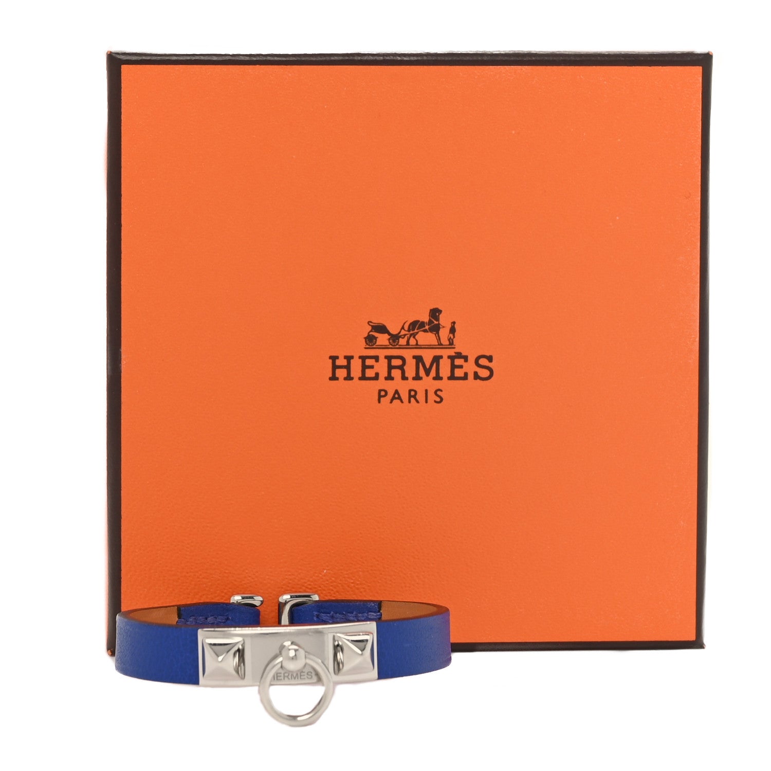 Hermes Swift Rivale Mini Bracelet T1 Bleu Electrique 6 of 6