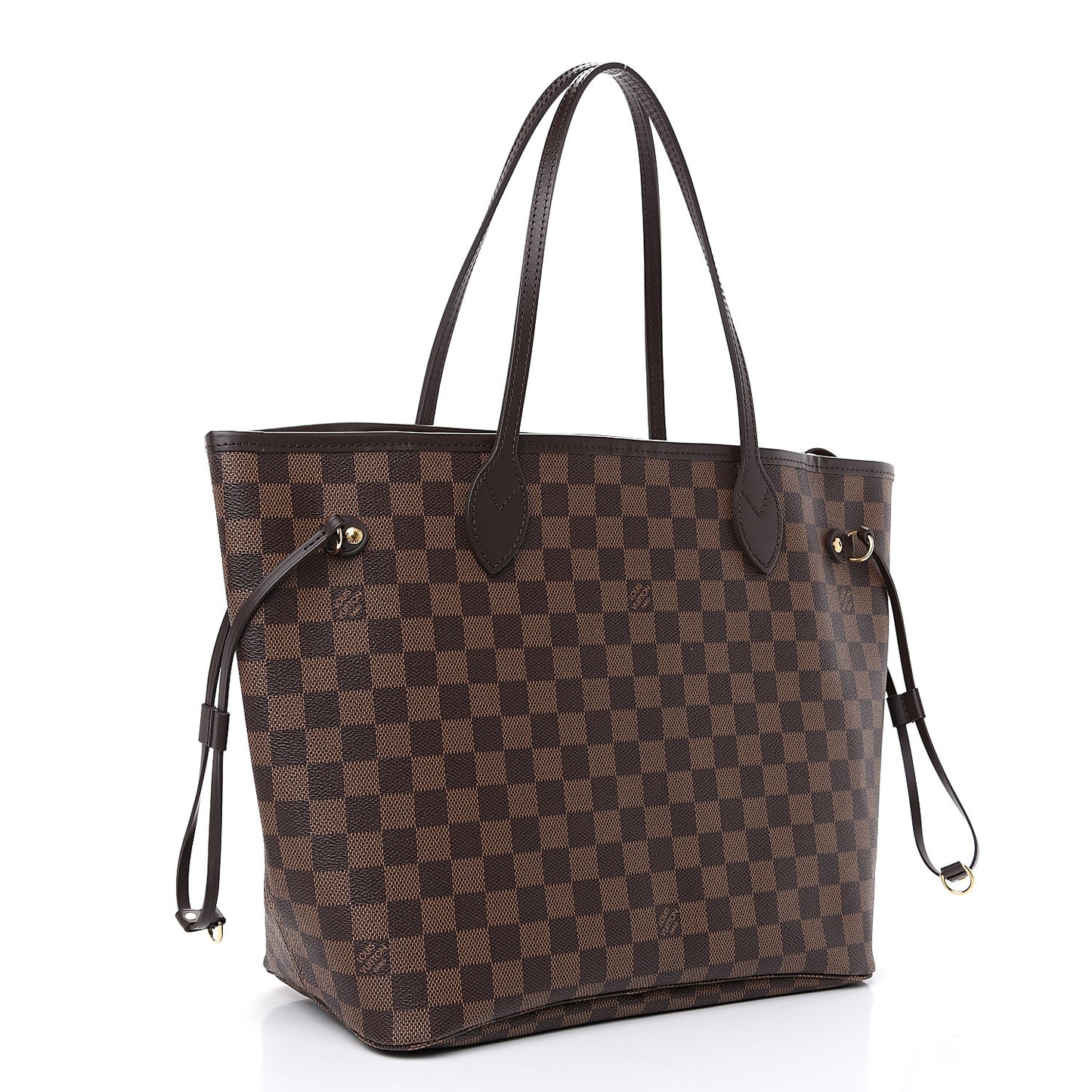 Damier Ebene Neo Neverfull MM Rose Ballerine