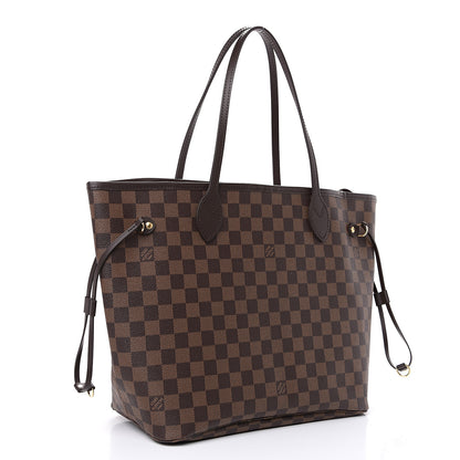 Louis Vuitton Damier Ebene Neo Neverfull MM Rose Ballerine 2 of 10