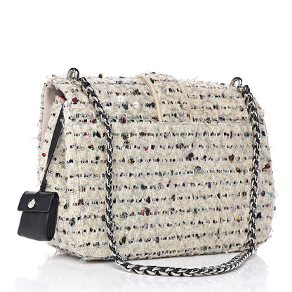 Christian Dior Tweed Medium Miss Dior Flap White Multicolor 3 of 13