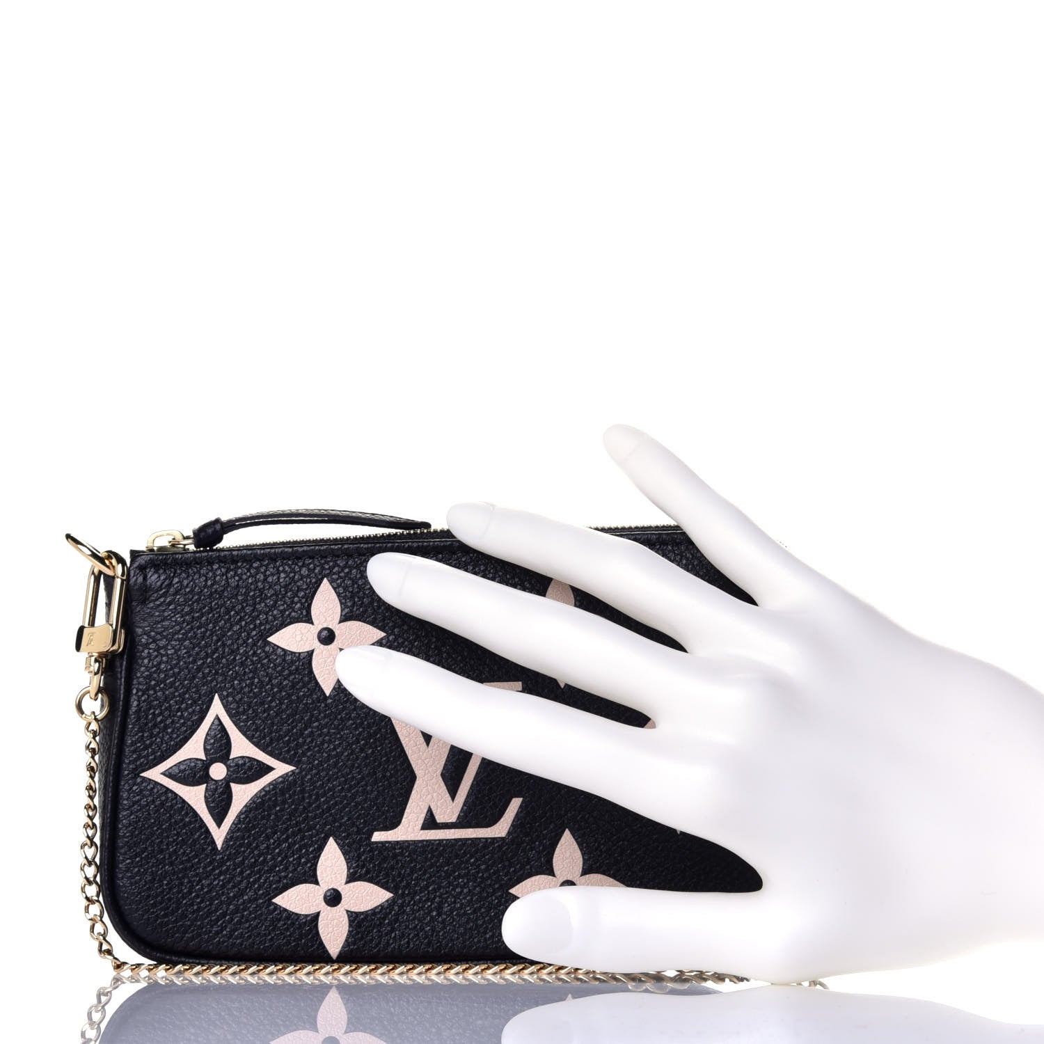 Louis Vuitton Empreinte Monogram Giant Mini Pochette Accessories Black 2 of 9