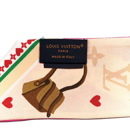 Louis Vuitton Silk Monogram LV Love Letters BB Bandeau Pink 4 of 4