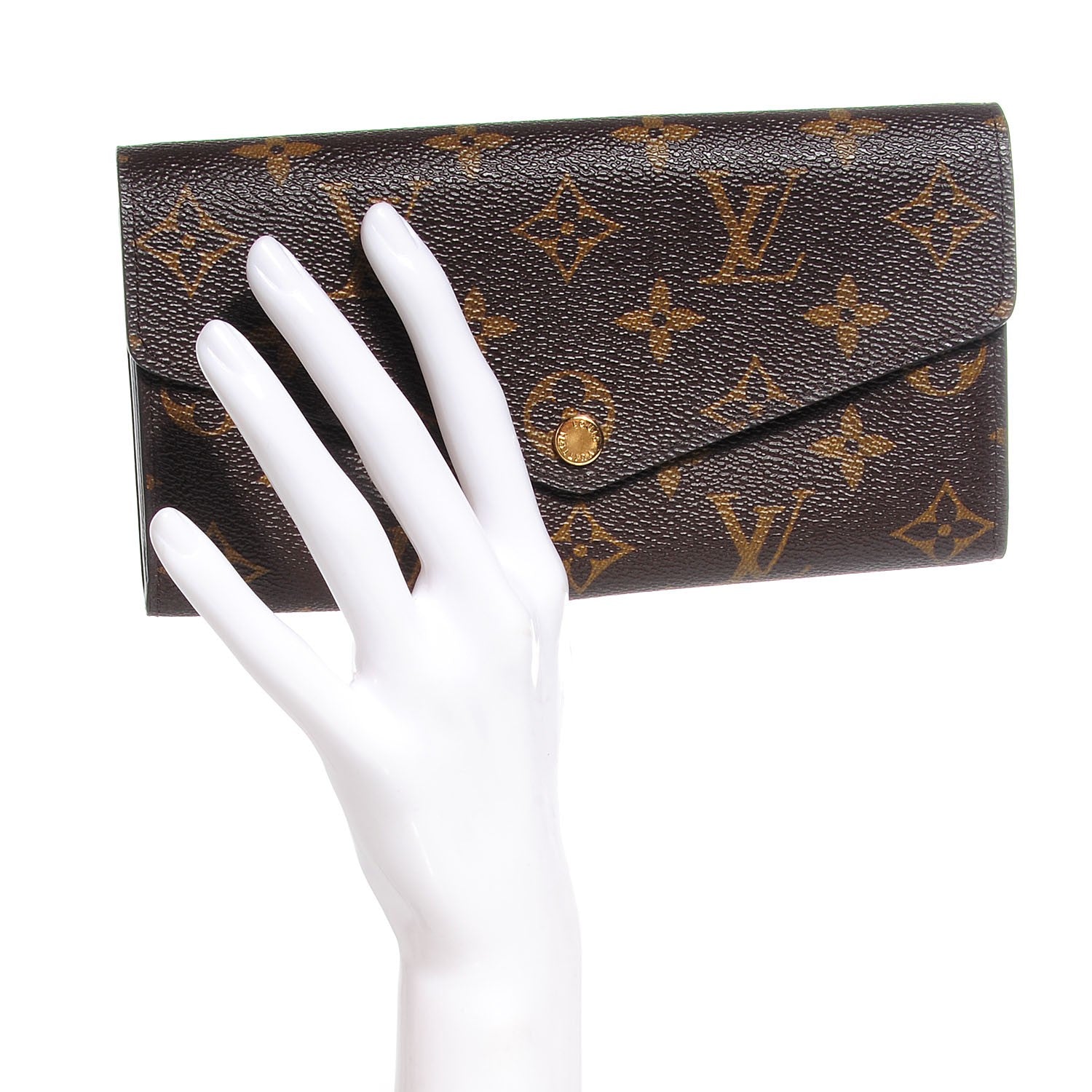 Louis Vuitton Monogram Sarah Wallet NM 2 of 8
