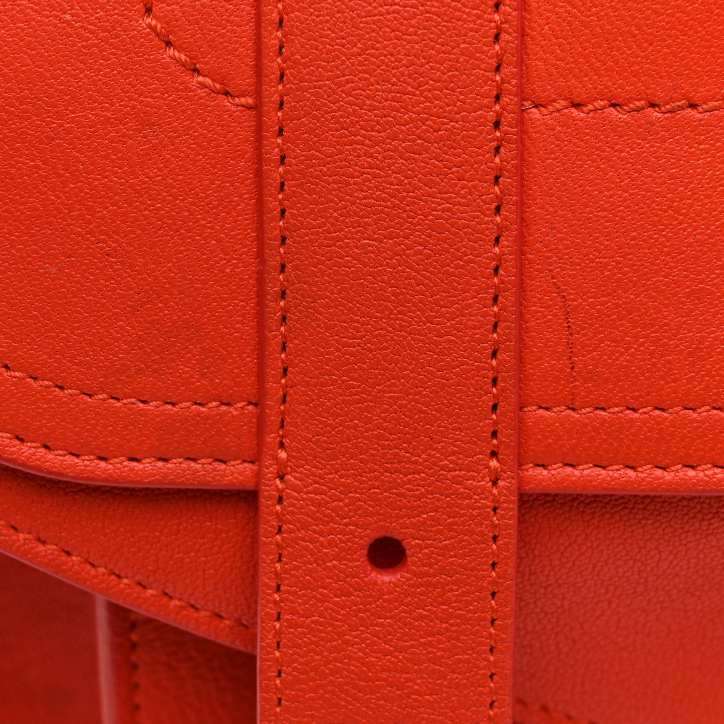 Lambskin Tiny PS1 Satchel Orange Pepper