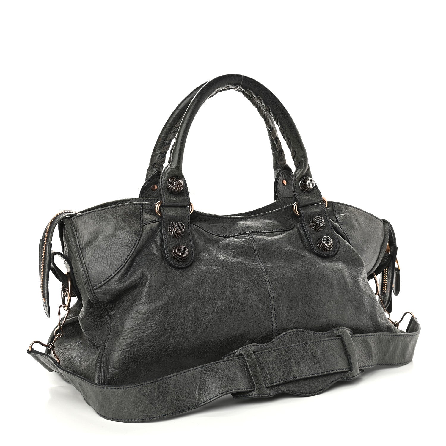 Balenciaga Agneau Giant 21 Rose Gold Hardware Part Time Anthracite 2 of 11