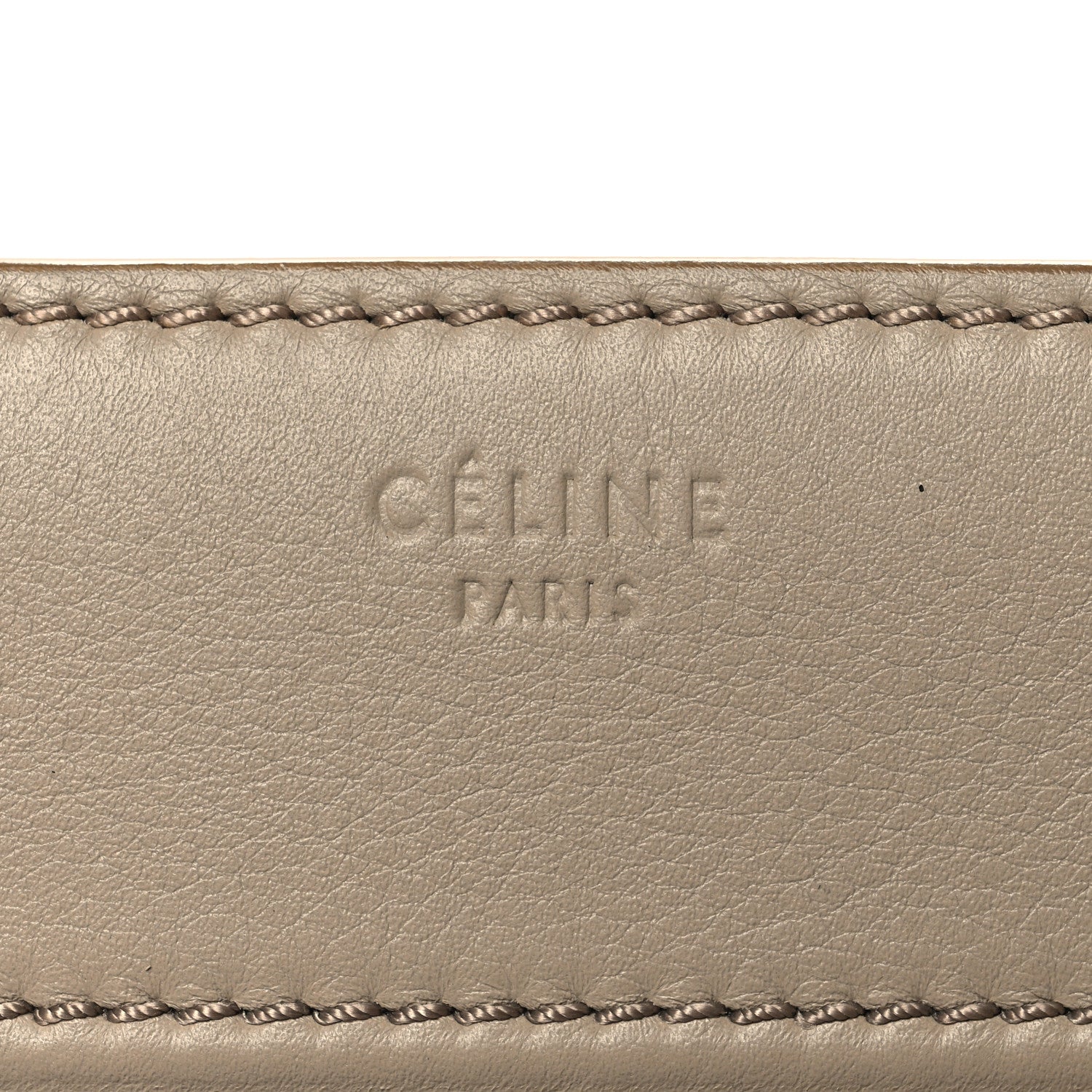 Celine Grained Calfskin Medium Phantom Luggage Beige 6 of 13