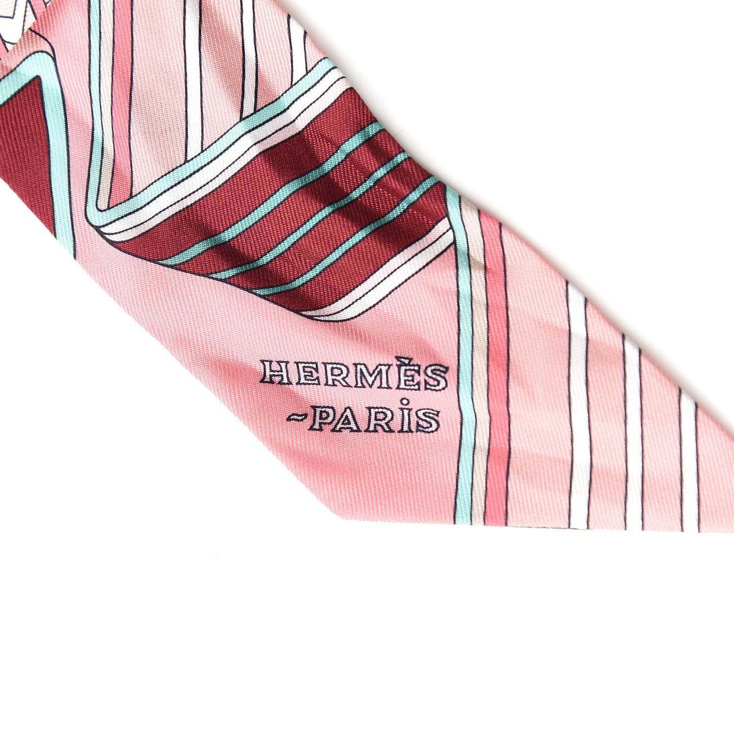 Silk Sangles En Zigzag Twilly
