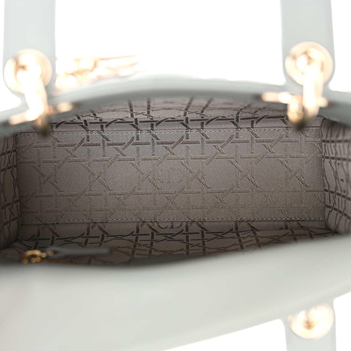 Lambskin Cannage Small My ABCDior Lady Dior Grey