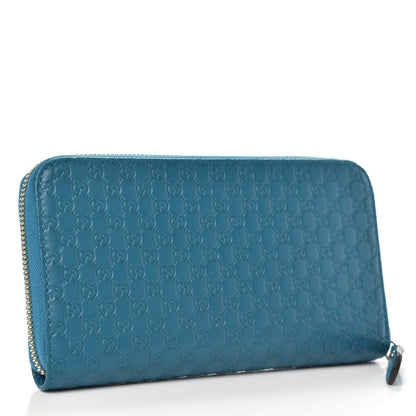 Gucci Microguccissima Zip Around Wallet Deep Cobalt 3 of 8