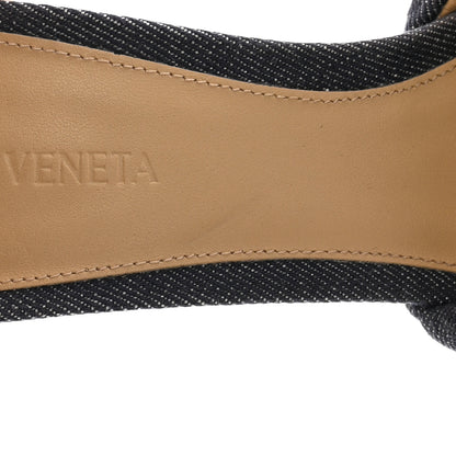 Bottega Veneta Denim Matelasse Padded Mule Sandals 39 Indigo 13 of 13