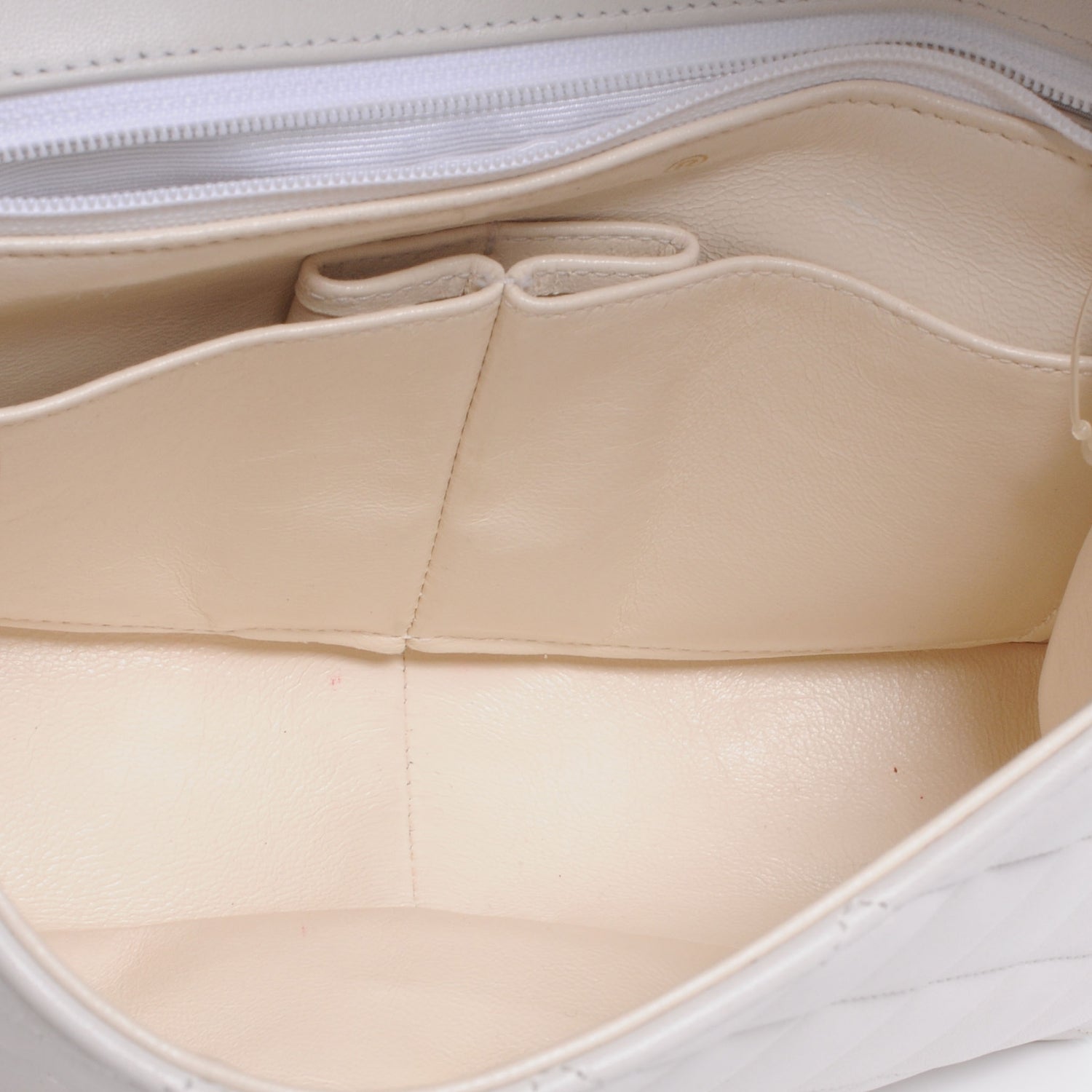 Chanel Lambskin Mini Flap White 5 of 9