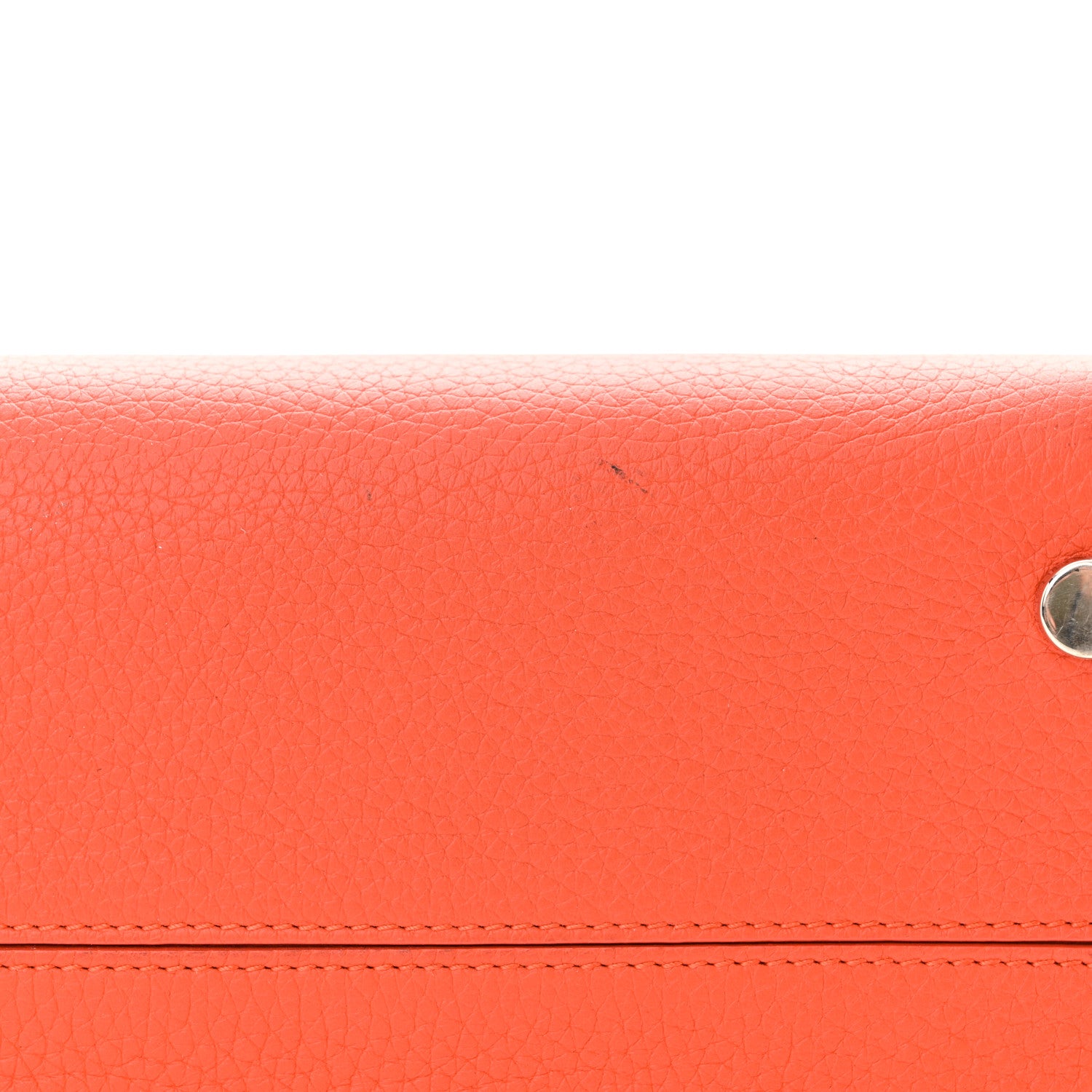 Christian Dior Bullcalf Diorever Flap Orange 21 of 22