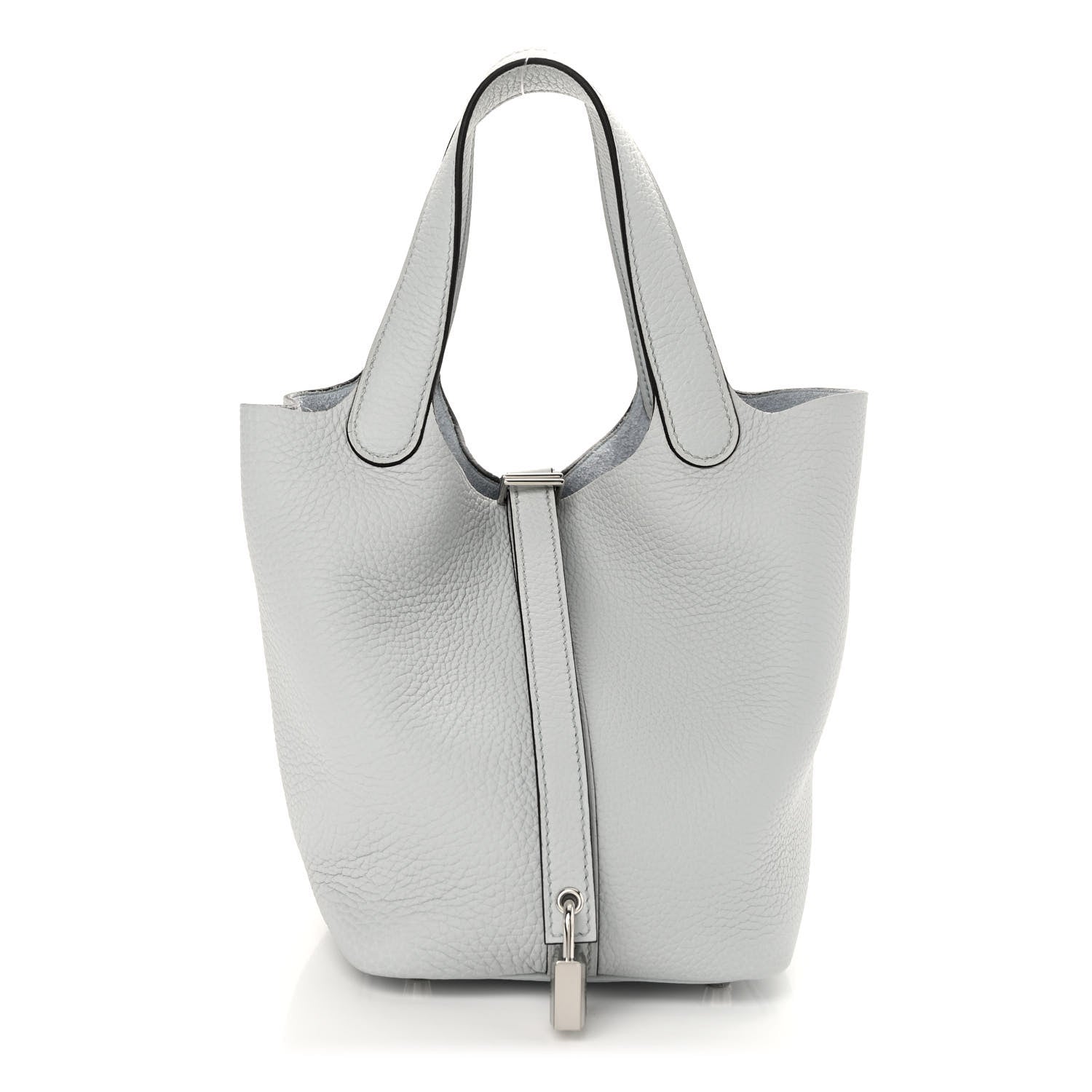 Hermes Taurillon Clemence Picotin Lock 18 PM Bleu Pale 1 of 11