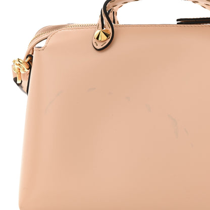 Fendi Vitello King Logo Embossed Medium By The Way Boston Bag Light Rose 11 of 15
