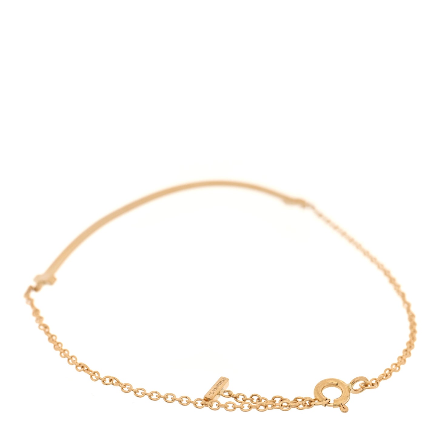 18K Yellow Gold T Smile Bracelet
