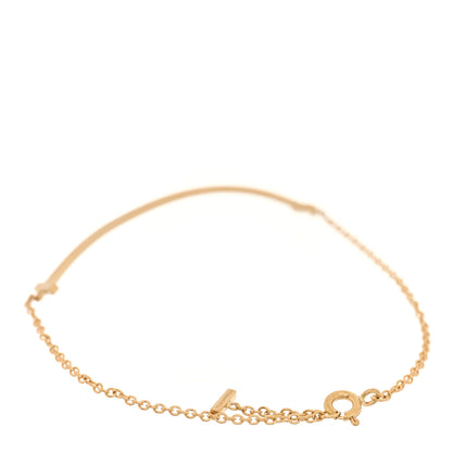 Tiffany 18K Yellow Gold T Smile Bracelet 2 of 4