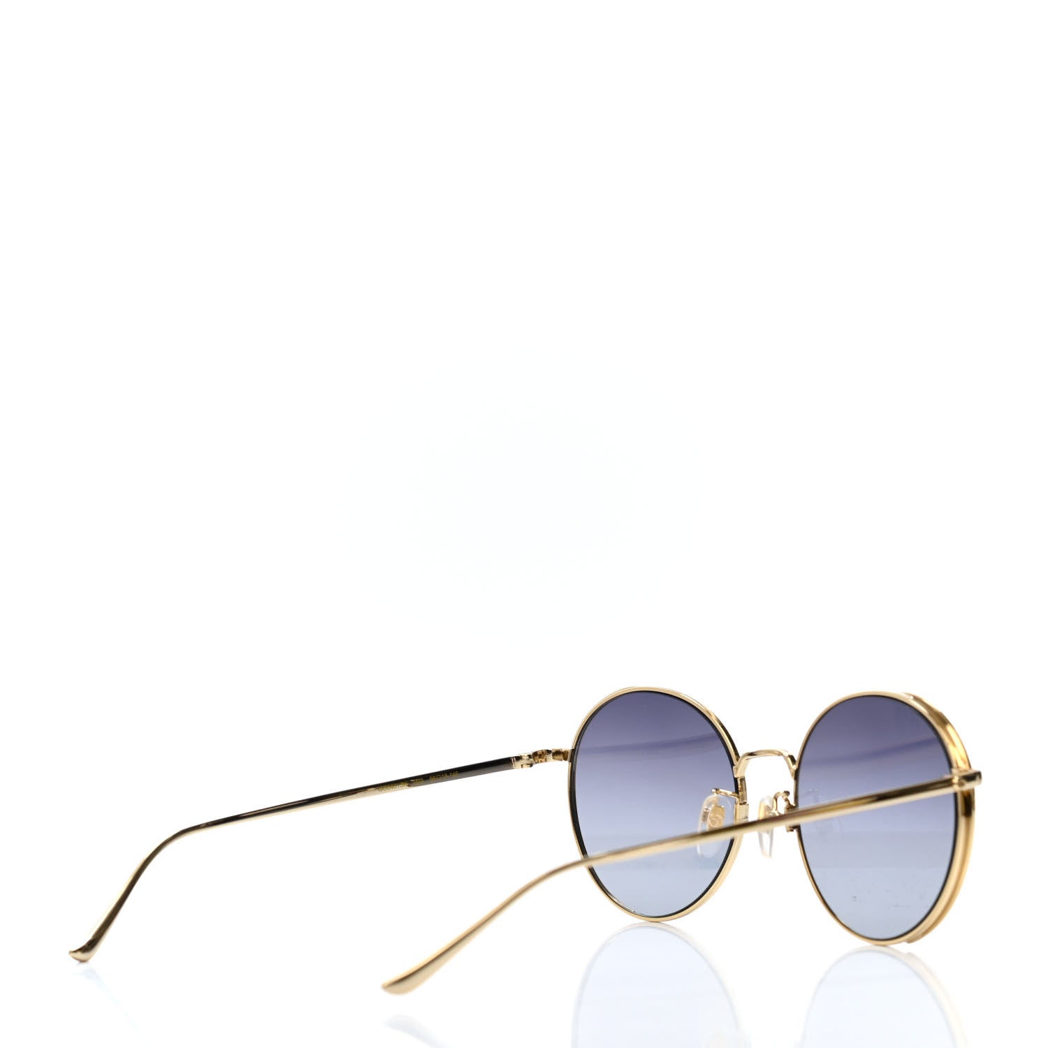 Gucci Round Sunglasses GG0401SK Gold 4 of 4