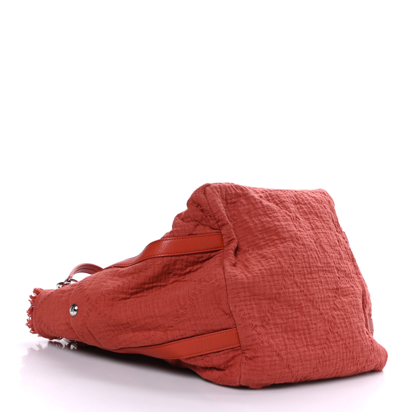Canvas Small Double Face Shopping Tote Red