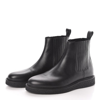 Saint Laurent Calfskin Mens Hugo 25 Chelsea Boots 43 Black 3 of 7