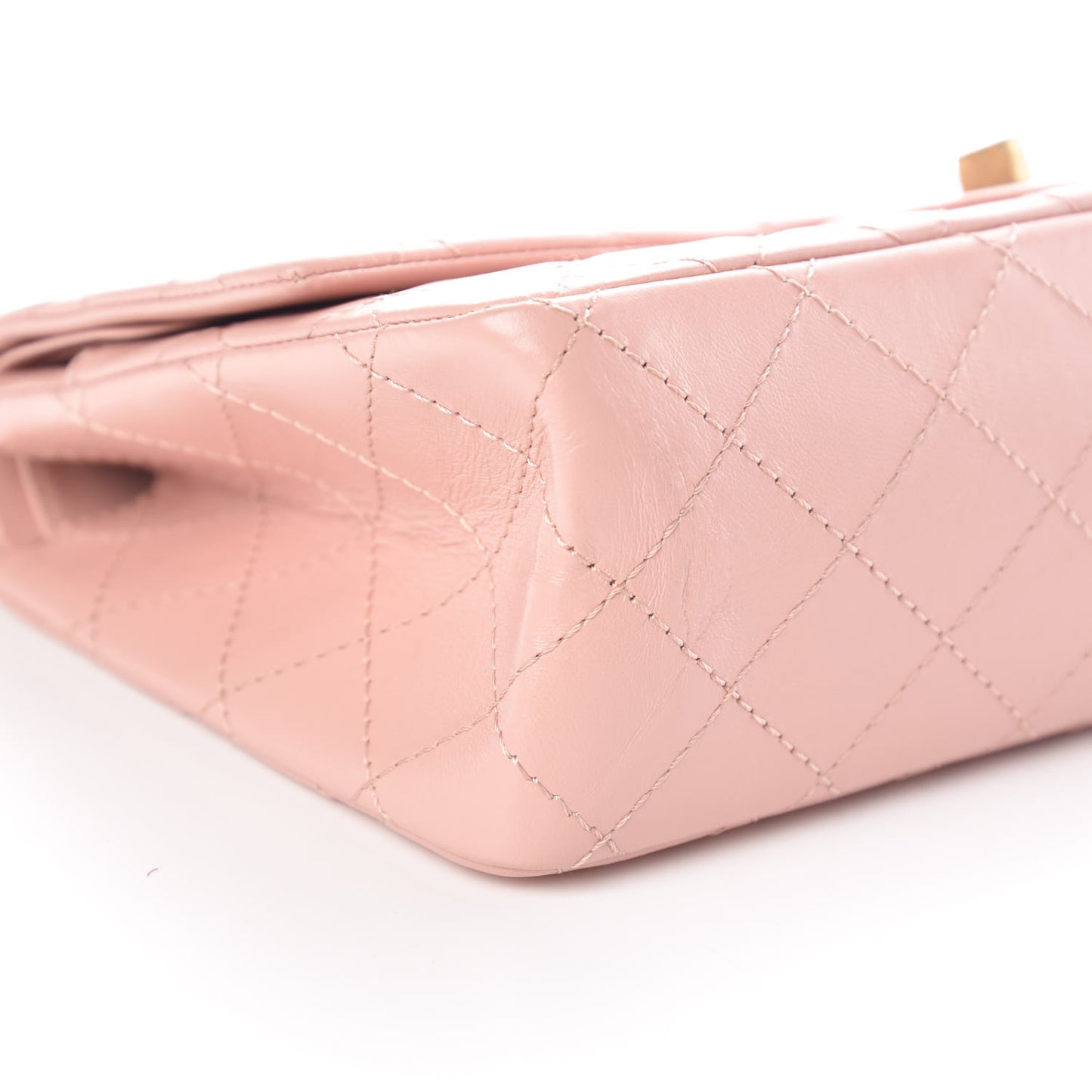Aged Calfskin Quilted 2.55 Reissue 226 Flap Light Pink