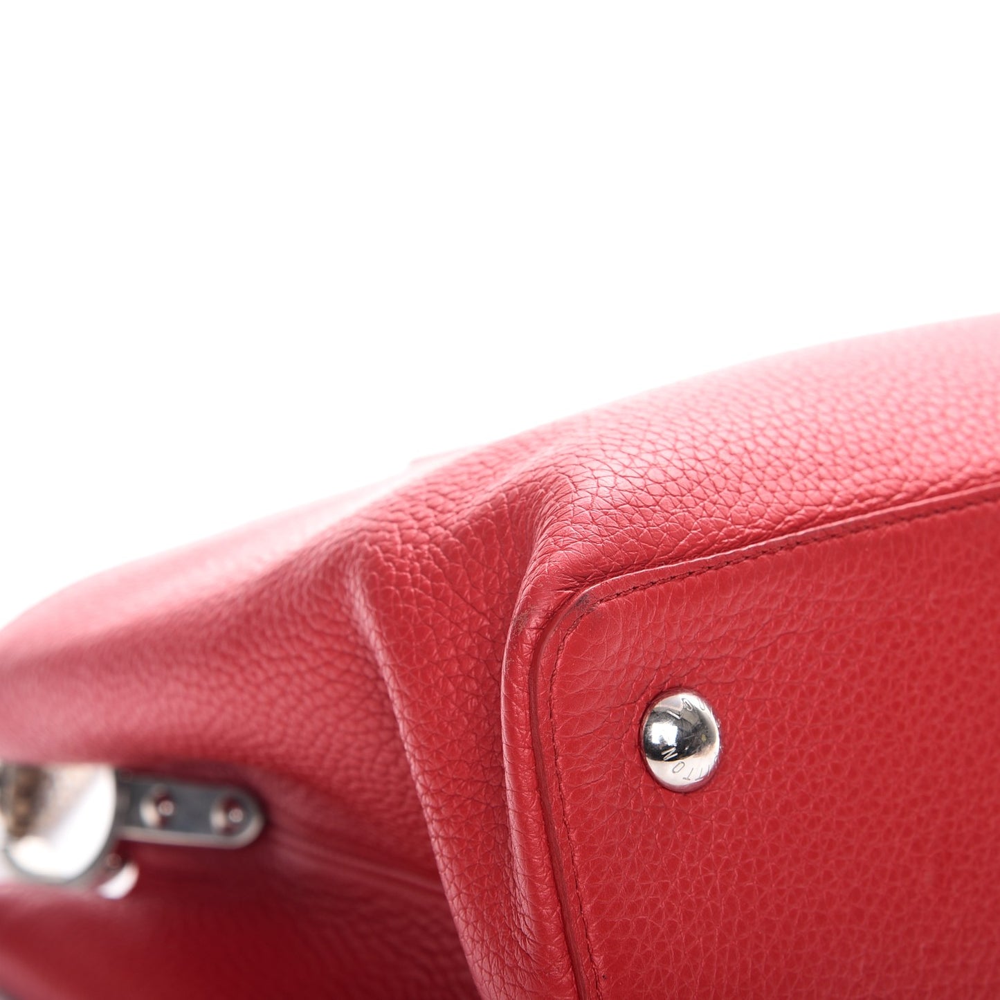 Taurillon Python Capucines MM Rubis