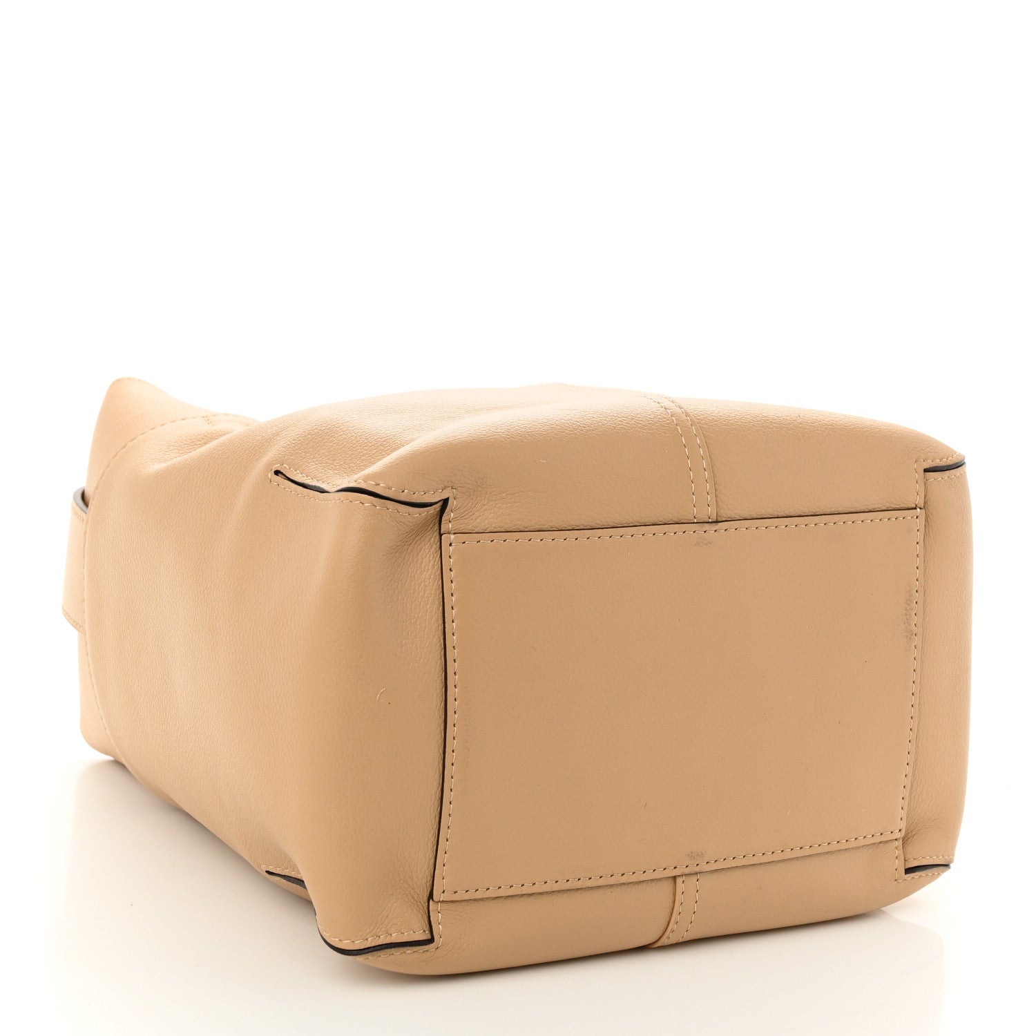 Delvaux Grained Calfskin Mini So Cool Satchel Latte 4 of 9