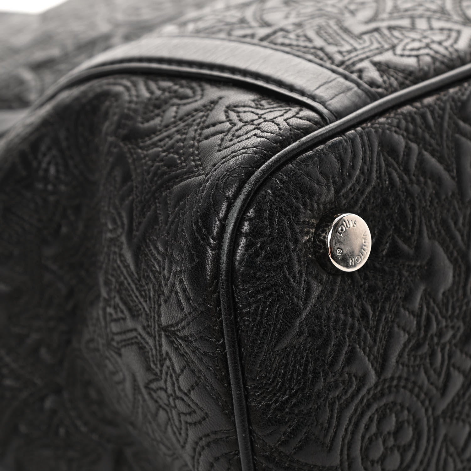 Louis Vuitton Monogram Lambskin Antheia Ixia MM Black 9 of 16