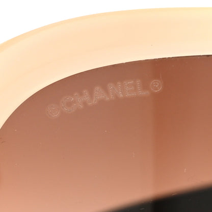 Chanel Acetate CC Bow Sunglasses 5280-Q Beige Black 7 of 9