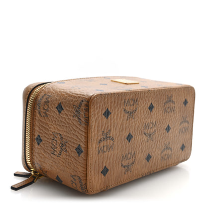 MCM Visetos Rockstar Vanity Case Cognac 4 of 9
