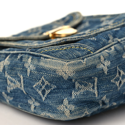 Louis Vuitton Denim Camera Bag Blue 7 of 8