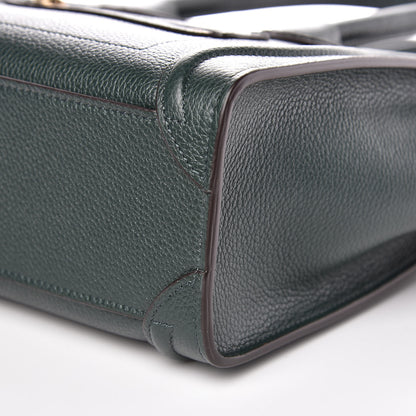 Celine Drummed Calfskin Nano Luggage Amazone 6 of 10