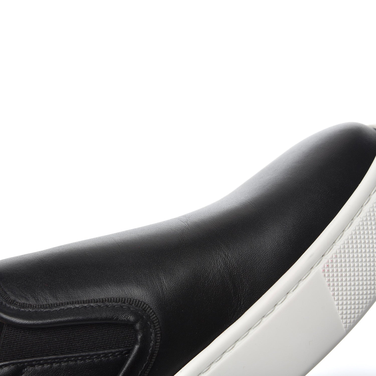 Christian Louboutin Calfskin Womens Masteral Platform Slip On Sneakers 38 Black 11 of 14
