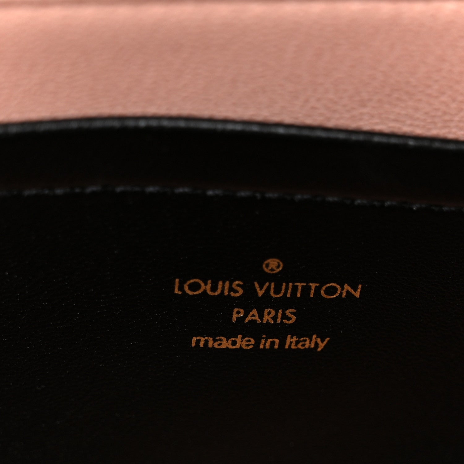 Louis Vuitton Lambskin Embossed Monogram Pochette Coussin Black 6 of 9