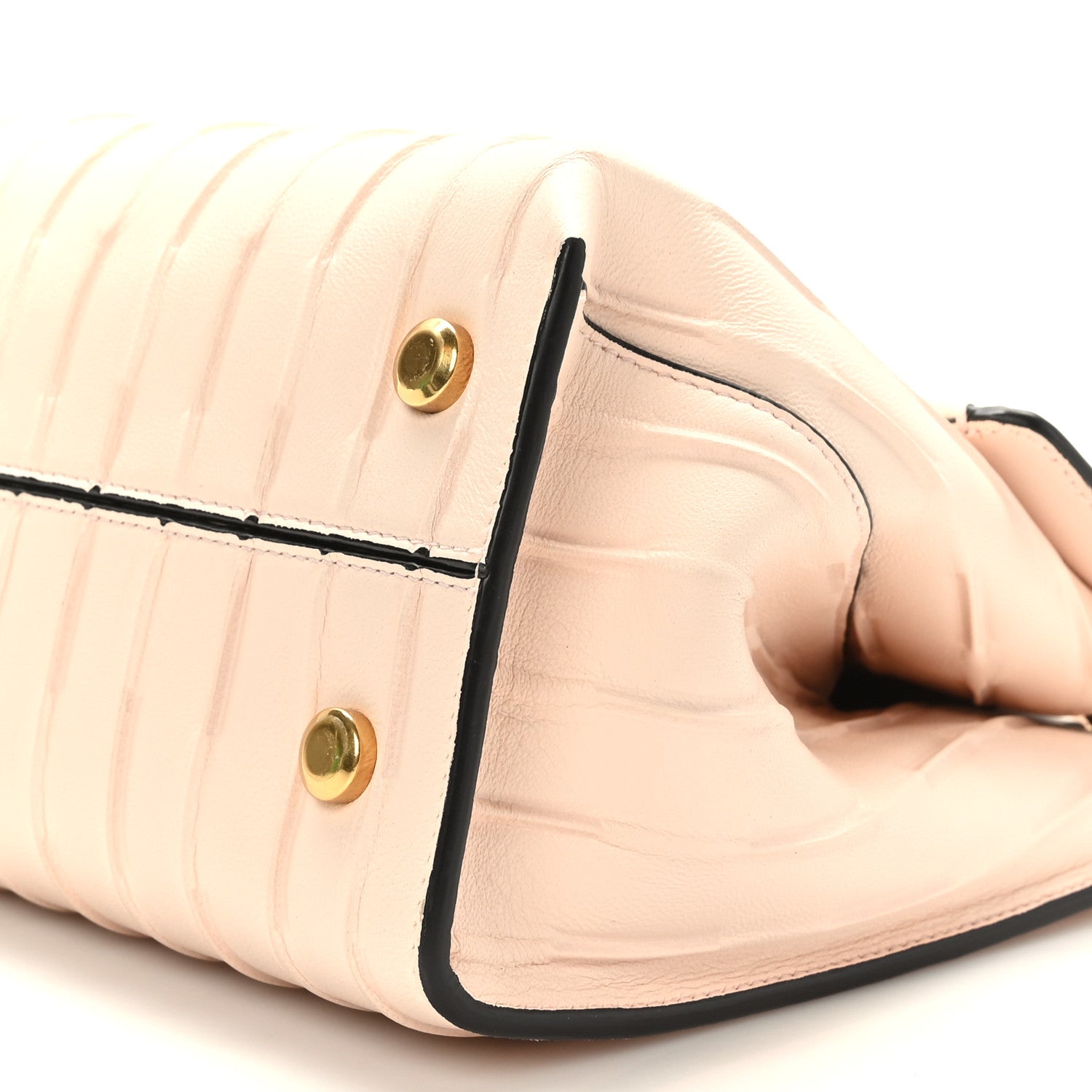 Salvatore Ferragamo Calfskin Trifolio Pinktuck Top Handle Bag Pink Lemonade 8 of 8