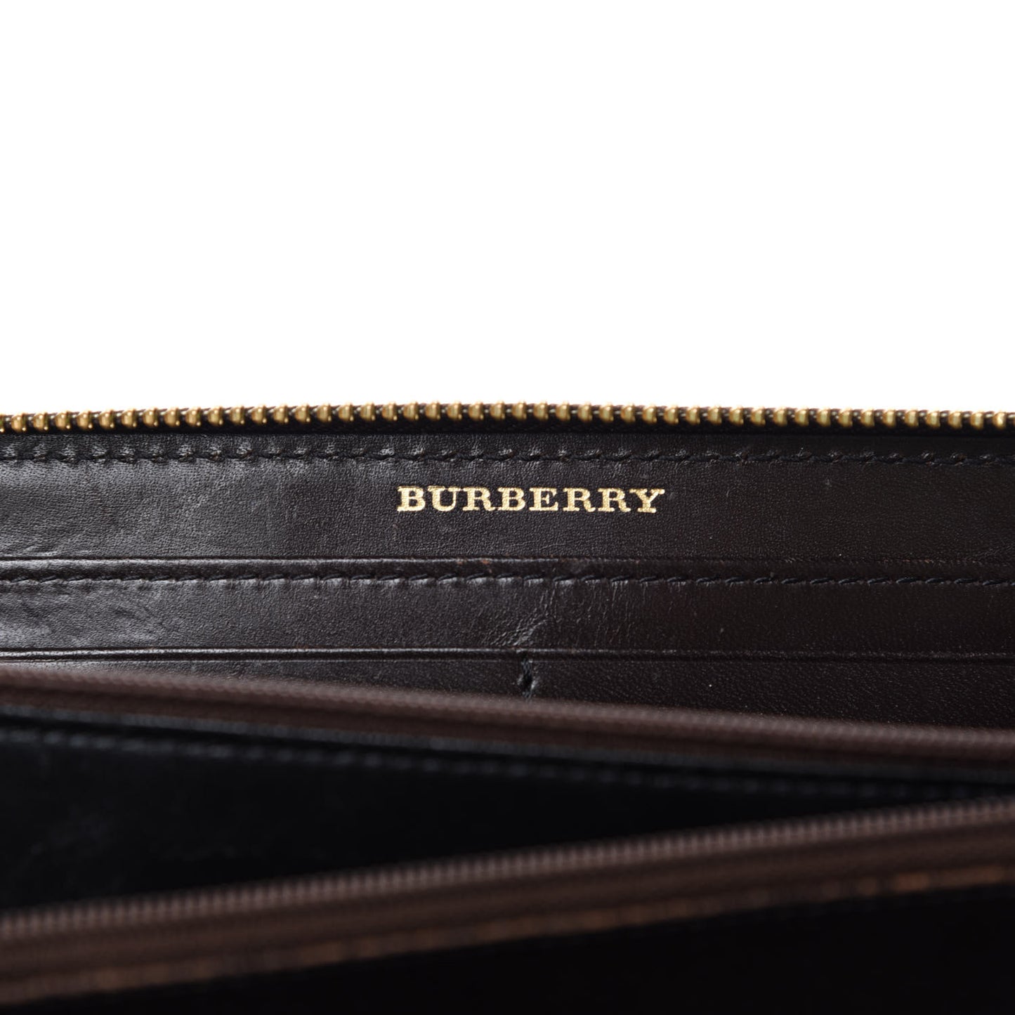 Haymarket Check Large Ziggy Zip Around Wallet Chocolate