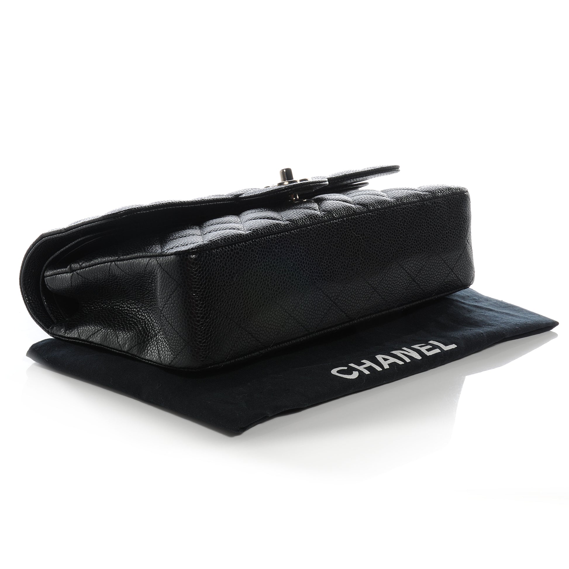 Chanel Caviar Quilted Medium Double Flap Black 4 of 7